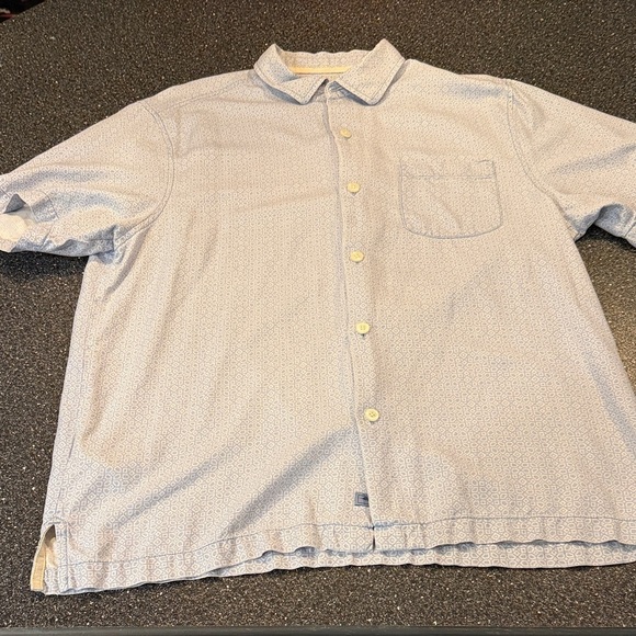 Tommy Bahama Other - Tommy Bahama Light Blue Casual Button-Down Shirt - 100% silk - size Large